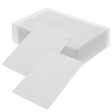 100 szt. Wizytówek Aluminiowych Wykrojów Biznesowych