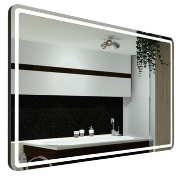 Lustro LED łazienkowe Madrid obudowa 110x80 cm