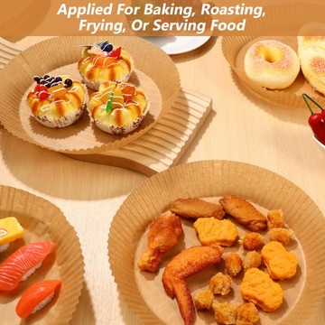 Бумажные вставки для аэрофритюрниц, круглые, 100 шт.