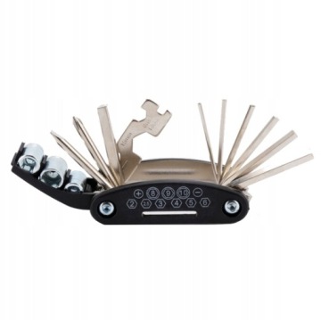 МУЛЬТИТУЛЬНЫЙ НАБОР КЛЮЧЕЙ ДЛЯ РЕМОНТА ВЕЛОСИПЕДОВ 16в1