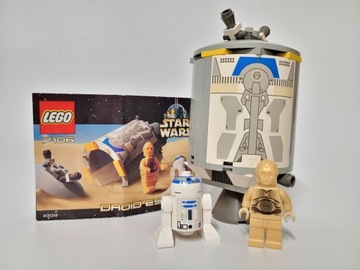 7106 Lego Star Wars Droid Escape z instrukcją C-3PO R2-D2 2001 uz