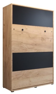 CASE loft black N#7 Półkotapczan pionowy 140