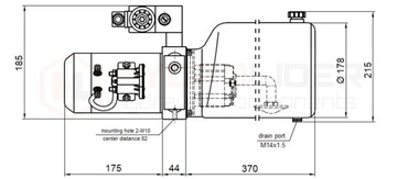 ZASILACZ HYDR. 24V 2,2KW 2,0cm3 ZM8 1E HYDROLIDER