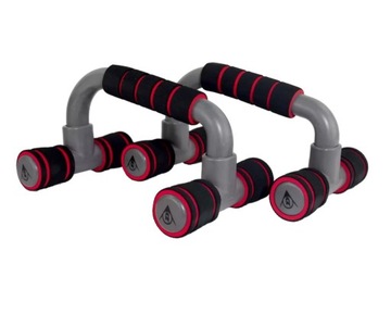 UCHWYTY DO POMPEK PUSH UP BAR DUNLOP H-STYLE RED