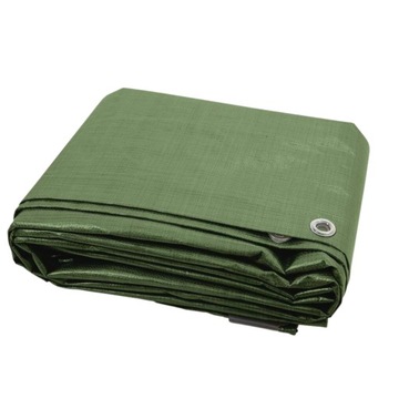 PLANDEKA ZIELONA 10x6m MATA SUPER MOCNA MEGA GRUBA