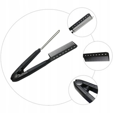 Расческа для выпрямления волос в форме буквы