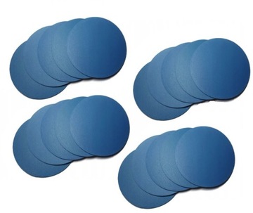 ZESTAW PAPIER WODNY RZEP KRĄŻKI 50mm P240 20sztuk