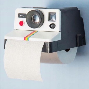 ДЕРЖАТЕЛЬ ДЛЯ ТУАЛЕТНОЙ БУМАГИ POLAROID CAMERA
