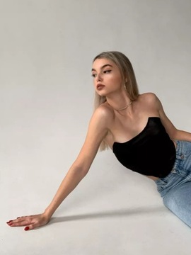 Бюстгальтер-бандо без бретелек ТОП-Бюстгальтер-корсет ЖЕНСКИЙ ТОП L