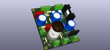 Блок питания печатной платы для ламповых систем audio_v2