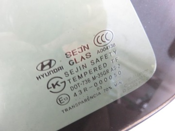SKLO (OKNO) KAROSERIE LEVÝ ZADNÍ HYUNDAI MATRIX HB