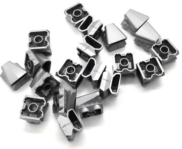 Lego 50943 Air Scoop Engine Flat Silver 10szt.Nowe