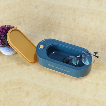 2 ультразвуковых очистителя. Высокочастотная бритва для очков. Чистка ювелирных изделий. Синий