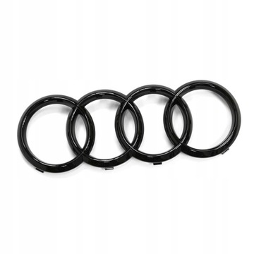 ZNACZEK CZARNY POŁYSK PRZÓD AUDI A6 C8 8T0853605T94