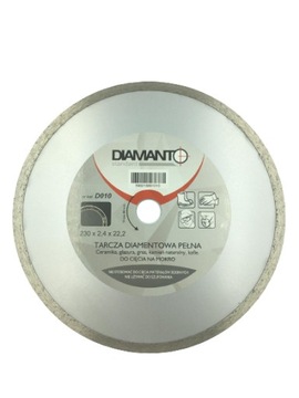 TARCZA DIAMENTOWA CIĄGŁA GŁADKA 180 MM CERAMIKA