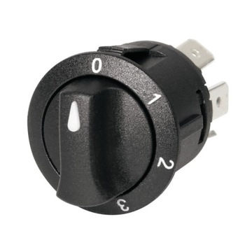 PRZEŁĄCZNIK OBROTOWY 4 POZYCYJNY 12/24V 20MM 10A
