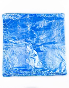 Worki HDPE niebieskie do pojemników E2 na mięso, pieczywo - 1000szt.