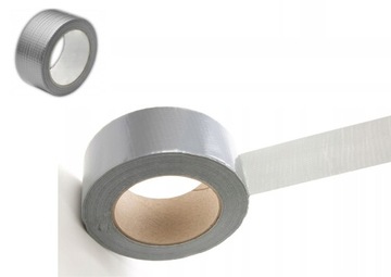 48mm/25y TAŚMA NAPRAWCZA SZARA ZBROJONA KLEJĄCA DUCT TAPE uniwersalna