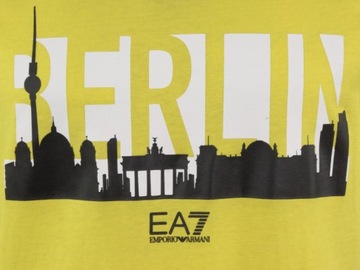 EA7 Emporio Armani t-shirt męski, żółty, XL