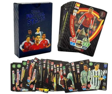 3D-альбом 432 ЧЕМПИОНАТА ПО ФУТБОЛУ + 55 золотых, черных, серебряных радужных карточек