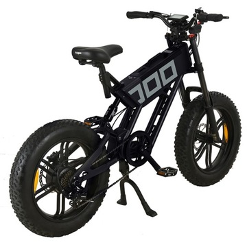 Электрический велосипед Kugoo T01 с рамой 20 дюймов, колесо 20 дюймов, черный, 1000 Вт.