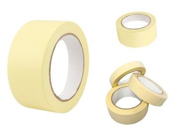 38mm/25y TAŚMA KLEJĄCA MALARSKA PAPIEROWA 1 SZT maskująca