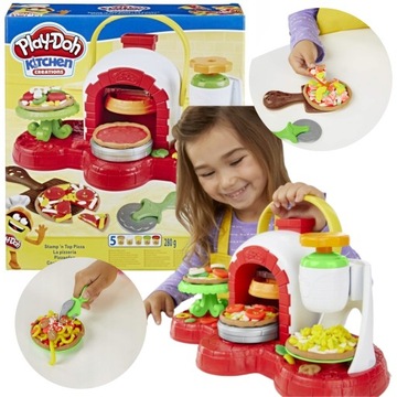 PLAY-DOH CIASTOLINA PIEC DO PIZZY ZESTAW PLAYDOH MASAPLAY DOH PIZZA