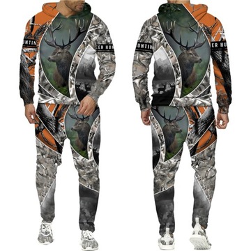 MĘSKI KOMPLET DRES Country Girl Deer Hunting 3D bl