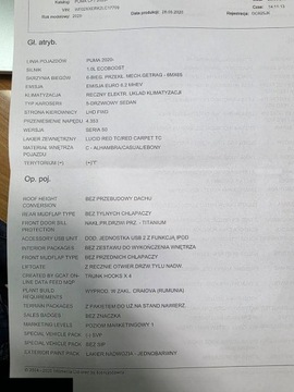 Ford Puma II Crossover 1.0 EcoBoost 125KM 2020 Ford Puma 1.0 EcoBoost Hybrid ST-LINE 125KM 2020r bezwypadkowy, zdjęcie 6