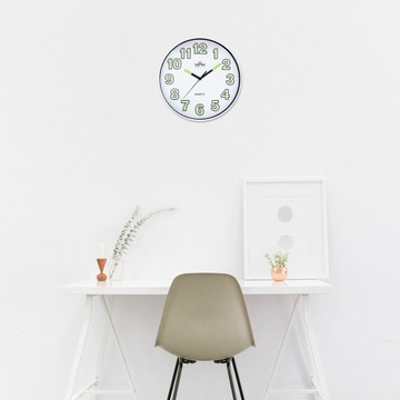 Часы настенные СВЕТЯЩИЕСЯ, FLOWING, 4185