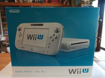 БЕЛАЯ КОНСОЛЬ NINTENDO WII U 8 ГБ + ГЕЙМПАД + SKYLANDERS + КОРОБКА