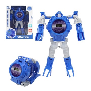 Zegarek dla dzieci Robot przekształcający Cyfrowy zegarek z kreskówkowym