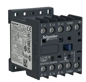 Силовой контактор TeSys K AC3 16A 3P 1NO катушка 24VAC