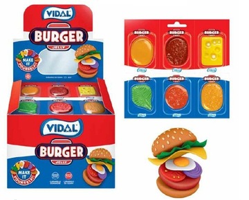 Vidal Żelki Jelly Burger 11 x 6szt