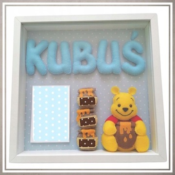 3D глубокая рамка-коробка 24,5х24,5 см для фотографий ручной работы из мха, белая