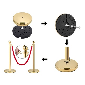 VIP-железнодорожный барьер 4 столба + 3 каната