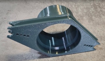 Подводка отопления к палатке 75мм.