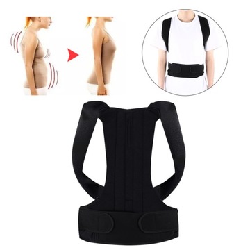 Регулируемый пояс для коррекции горбатости, унисекс, стабилизатор позвоночника, S2