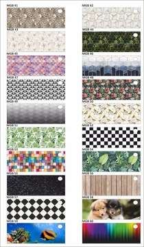 ANTYPOŚLIZGOWA mata na biurko micke 142x50 BIAŁA