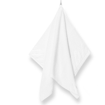 BIAŁY RĘCZNIK FROTTE 50X90 SILKY 500 gsm