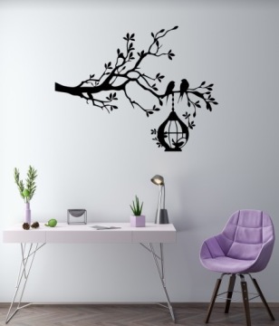 Настенное украшение над диваном 3D Картина A056 ВЕТКА 60х46 см