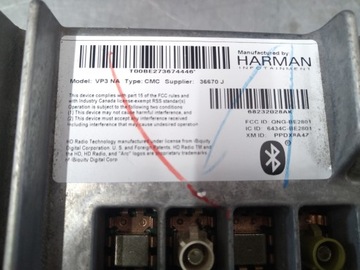 PACIFICA 2016-2020R РАДИО UCONNECT HARMANN