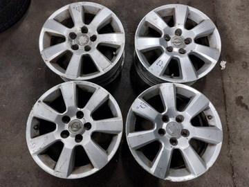 4× DISK HLINÍK OPEL 6.5" X 16" 5X110 ET 41