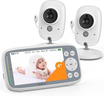 NIANIA ELEKTRONICZNA 2 KAMERA DLA DZIECKA NA ŻYWO LCD TRYB NOCNY VOX 3xZOOM
