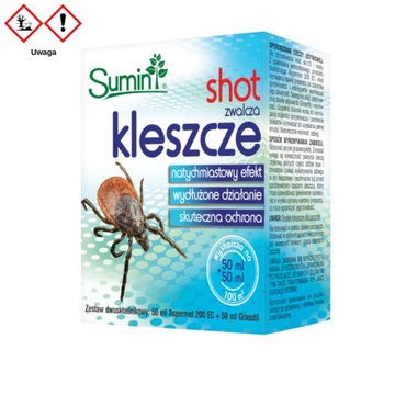 SHOT Koncentrat na kleszcze w ogrodzie 50ml Sumin