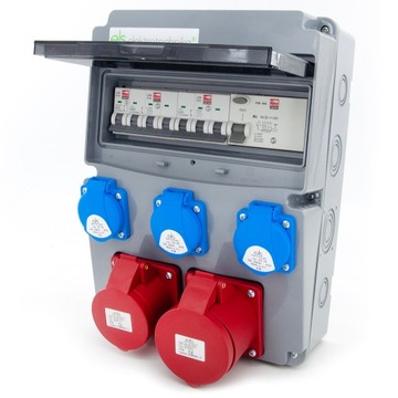 СТРОИТЕЛЬНЫЙ РАСПРЕДЕЛИТЕЛЬНЫЙ ЩИТ ЗАЩИЩЕННЫЙ 16 32 5P 3xGS