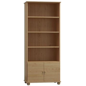 REGAL DREWNIANY BIBLIOTECZKA SOSNOWA NA KSIĄŻKI