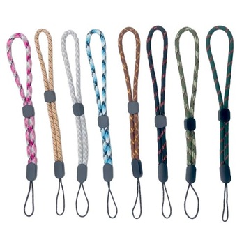 8X SMYCZ DO TELEFONU KOMÓRKOWEGO WIELOKOLOROWA ZAWIESZKA SMYCZ DO PLECAKA