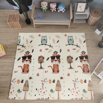 Складной образовательный двусторонний пенопластовый коврик XXL.