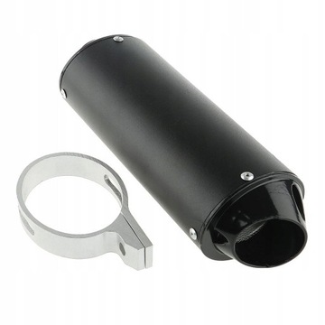 Wydech motocyklowy, układ wydechowy, czarny, 32mm
